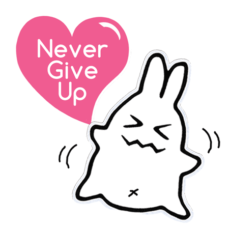 Never Give Up Bunny